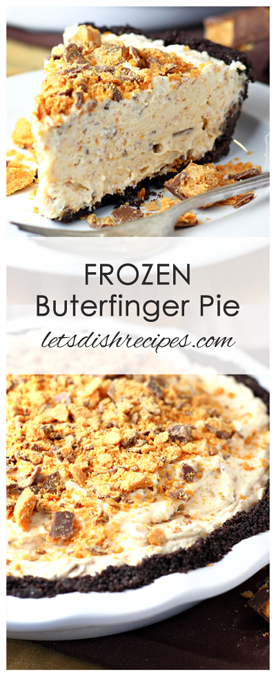 Frozen Butterfinger Pie